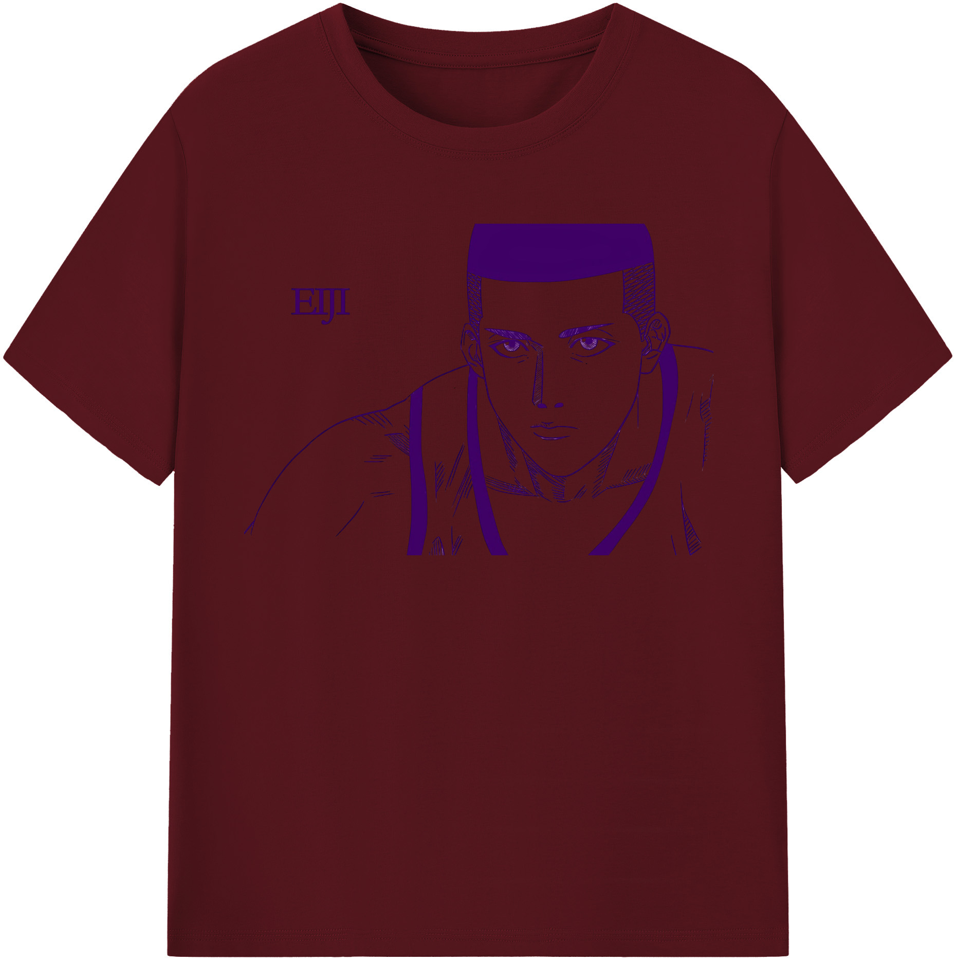SLAM DUNK／スラムダンク 綿100％半袖Tシャツ（フロントプリント）